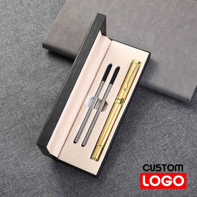Luxury Metal Ballpoint Pen Gift Set — School, Business & Office Signature Roller Pen, Student Stationery Supplies