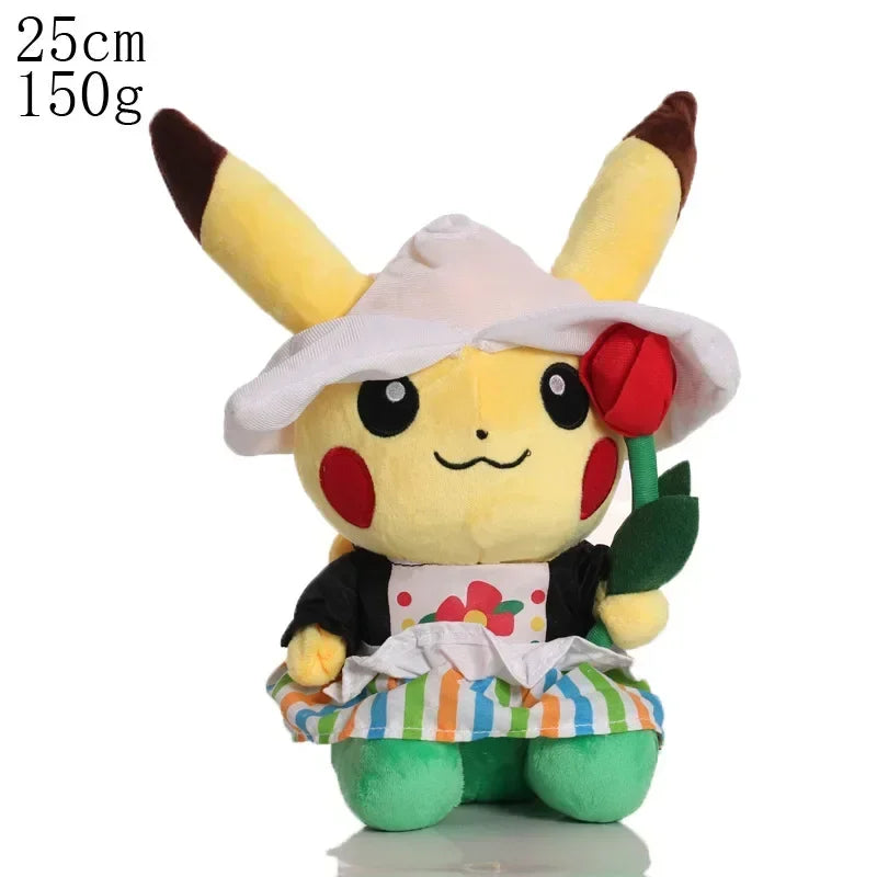 Pokemon Plush Toys – Soft Pikachu, Pichu, Charmander, Bulbasaur, Squirtle & Eevee Stuffed Dolls