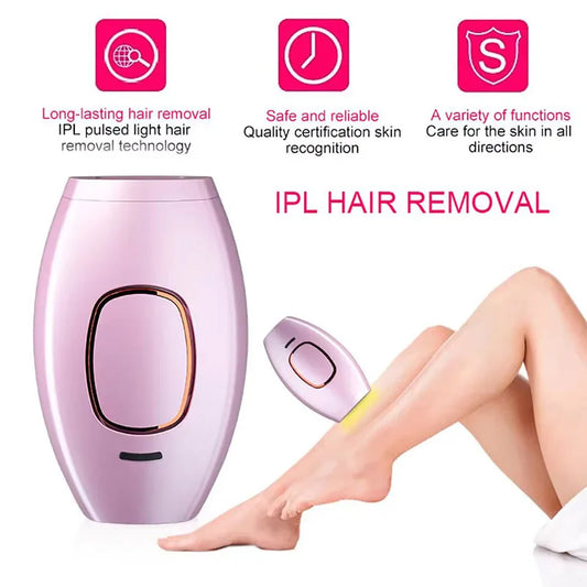 Body Bikini IPL Hair Removal Device — 500,000 Flash Permanent Painless Laser Epilator for Women, Home Use