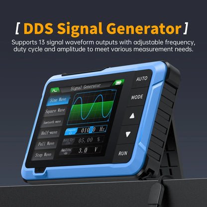 FNIRSI DSO510 DSO152 DSO153 Mini Handheld Oscilloscope - 2-in-1 Digital Scope 48MS/s 10MHz for Electronic Repair