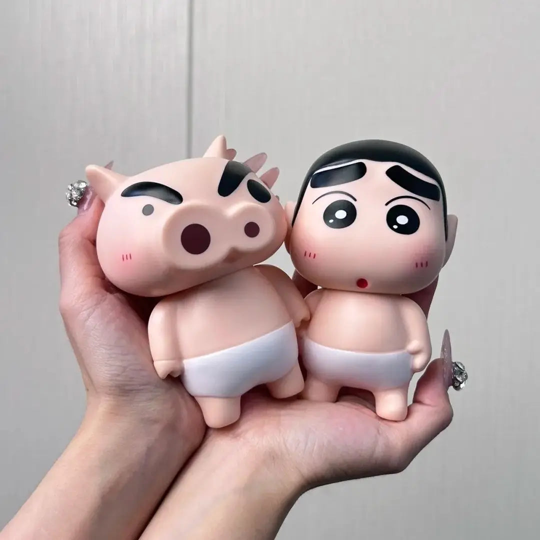 Take Bath Zaemon Crayon Shin-Chan Mobile Phone Stand – Desktop Figure Ornament & Car Decoration Gift Doll