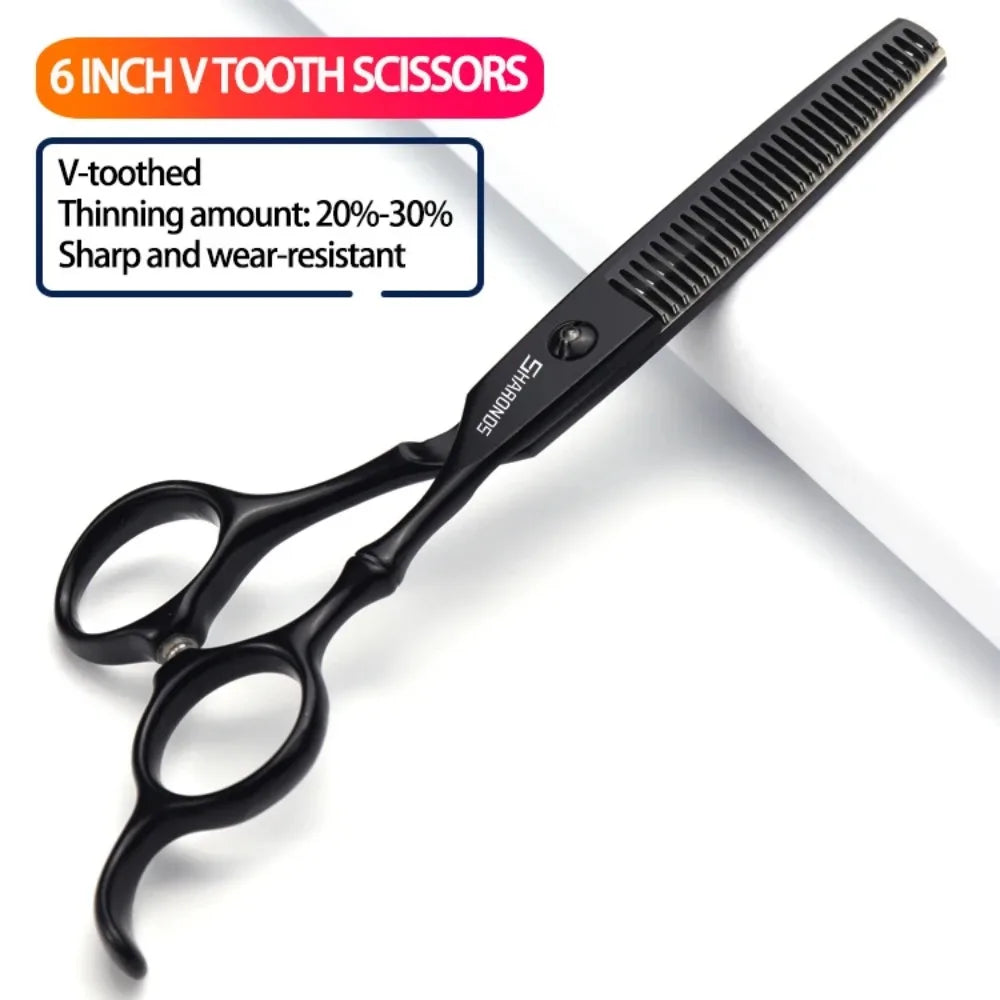 SHARONDS Professional Hairdressing Scissors – 440C Japanese Steel Barber Shears for Salon & Home Use
