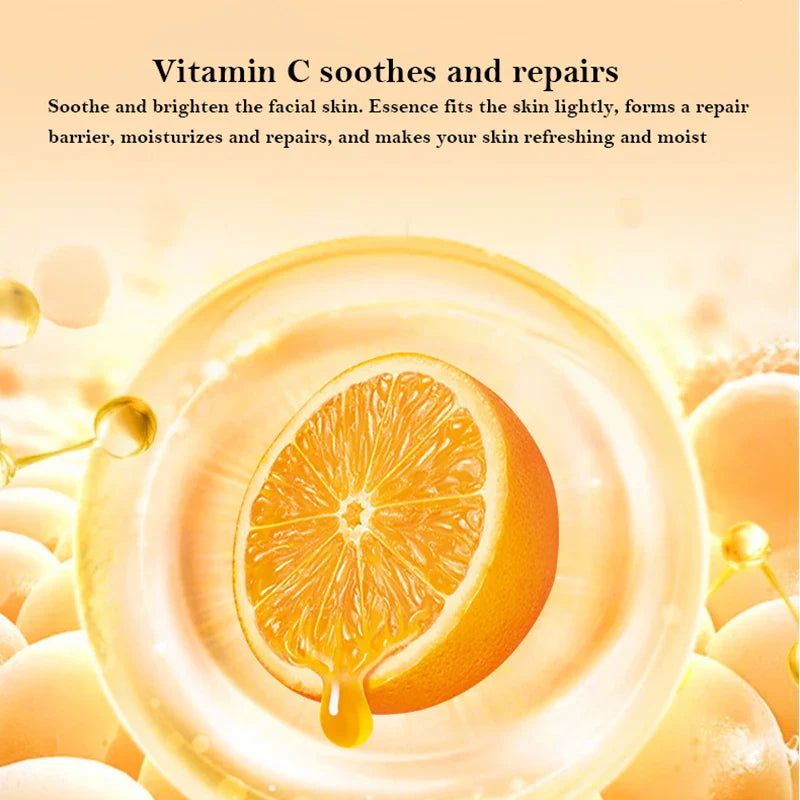30pcs Vitamin C Sleeping Masks – Disposable Moisturizing, Firming, and Rejuvenating No-Wash Facial Mask for Skin Care
