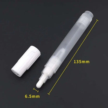 Plastic Empty Pen Rod Tubes – 0.5 to 30mm Barrels for Graffiti, Liquid Chalk, Paint Marker Accessories