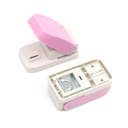 Random Color Creative Keychain Hole Punch – DIY Scrapbook Embossing & Craft Tool