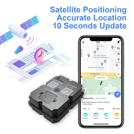 Best 4G Anti-Theft GPS Tracker for Car & Motorcycle – Strong Magnetic Vehicle Locator with Secure App Tracking