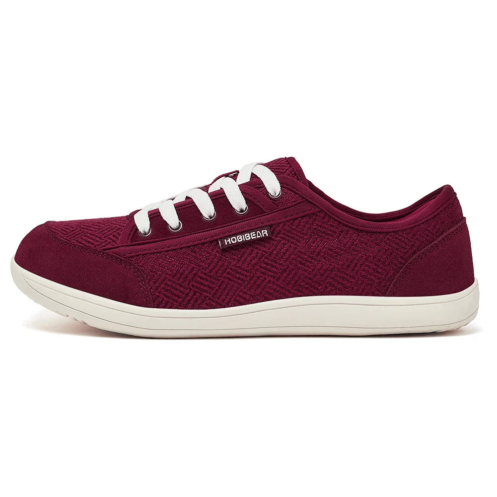 HOBIBEAR Barefoot Shoes for Men & Women | Zero Drop, Wide Toe Minimalist Cowhide Leather Sneakers