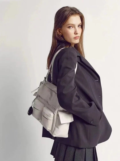 SAMO ONDOH Korean Medium Motorbike Crossbody Bag – Same Style as Song Yuqi