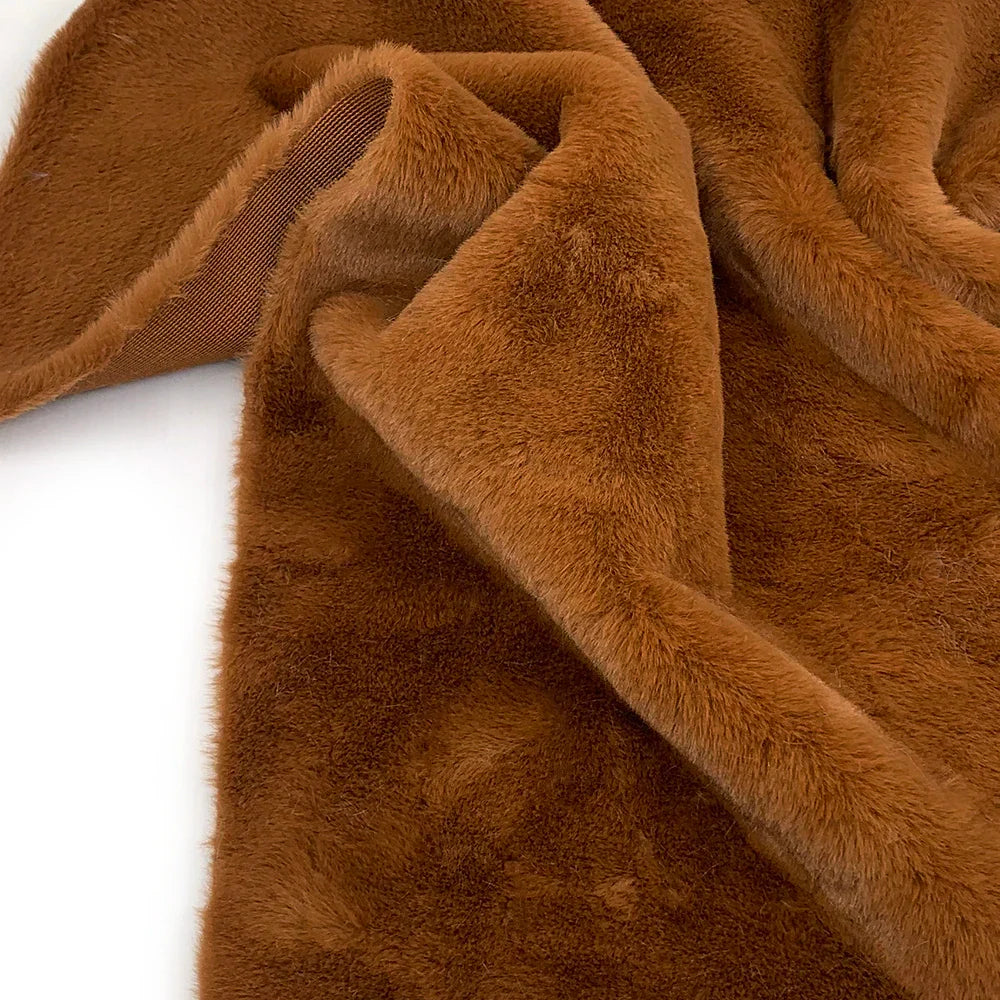 Faux Rabbit Fur Fabric – 50/80/160cm Super Soft 10mm Pile Plush Material for Stuffed Toys & Sewing