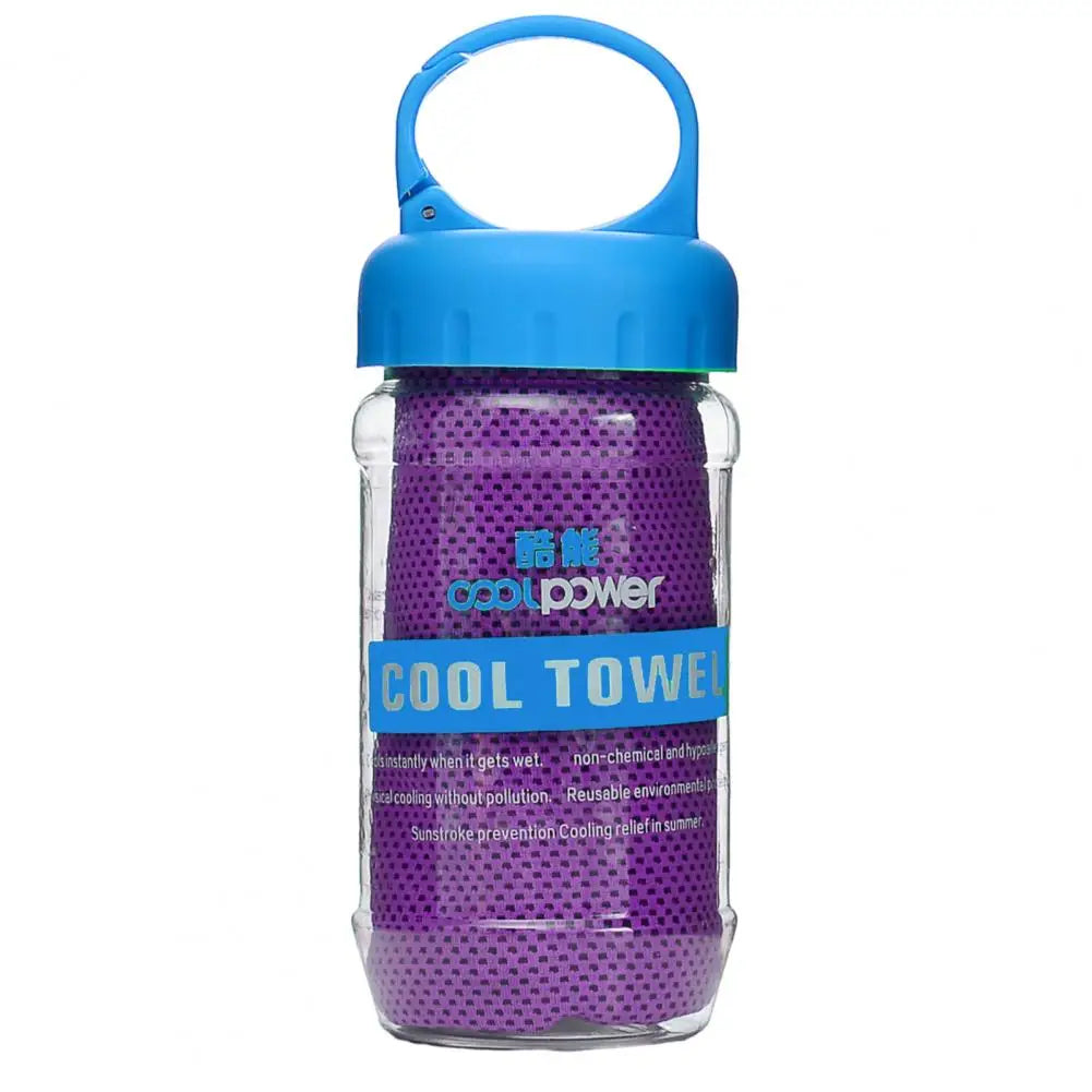 Instant Cooling Sports Towel – Quick-Dry Sweat-Absorbent Gym, Yoga & Workout Fitness Towel