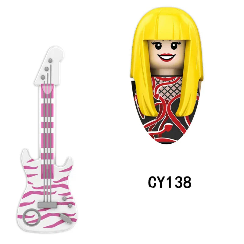 LG1015 Girls Building Blocks Princess Mini Dolls – Cute Kawaii Assemble Bricks Action Figures Kids Christmas Toy