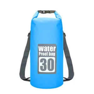 Outdoor PVC Waterproof Dry Bag – 5L/10L/15L/20L/30L Storage Sack for Canoe, Kayak, Rafting, Swimming & Travel
