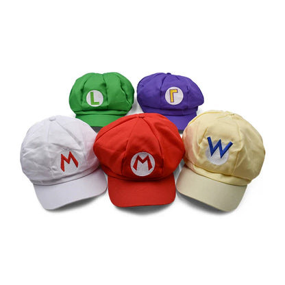 Anime Mario & Luigi Plush Hats — Kawaii Cappy, Princess Peach, Waluigi, Wario & Mushroom Stuffed Dolls, Birthday Gifts for Kids