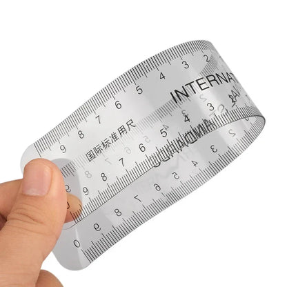 Universal Semi-Permanent Makeup Guide Ruler — Eyebrow Stencil Template for Brow Shaping & Styling