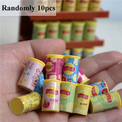 1/6 Scale Miniature Supermarket Food & Drinks – Dollhouse Store Decor Accessories for Blythe, BJD & 1/6 Dolls