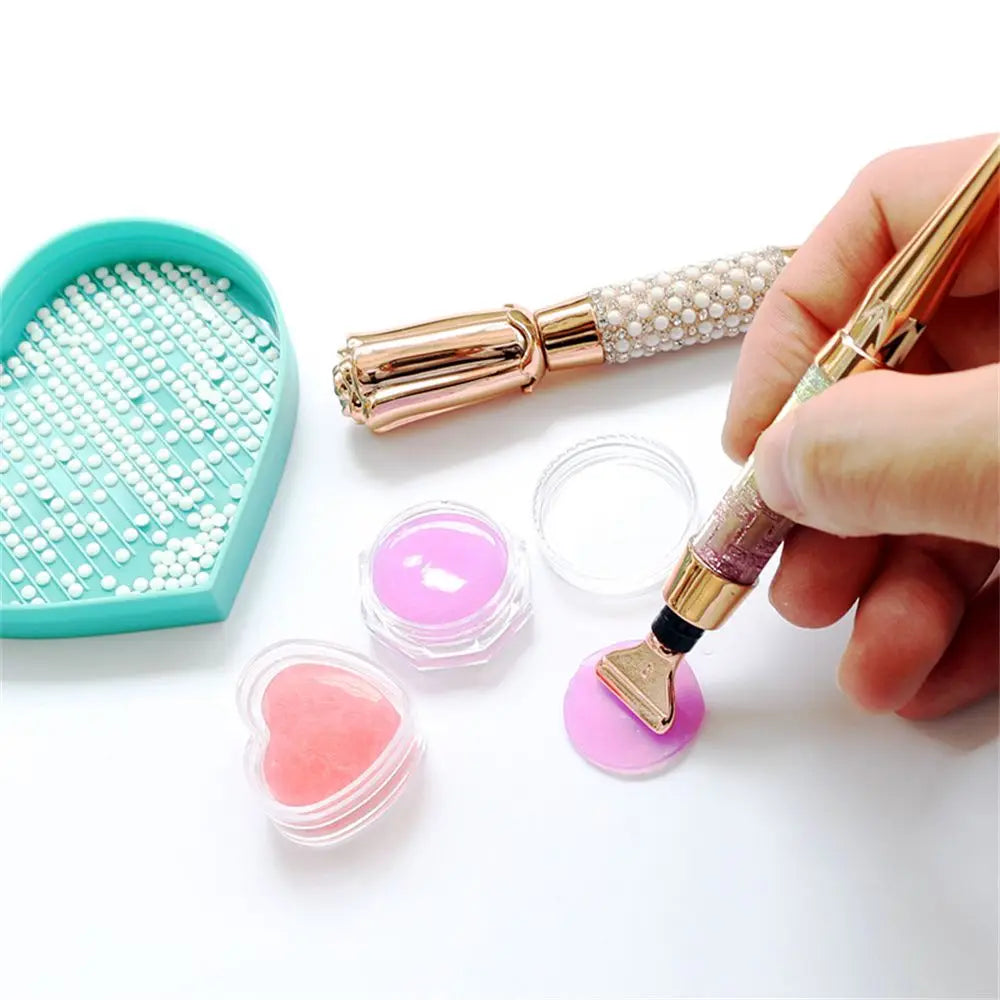 5D Diamond Painting Pen Kit – Glitter Sparkle Point Drill Pens for Cross Stitch, Embroidery, DIY Crafts & Nail Art