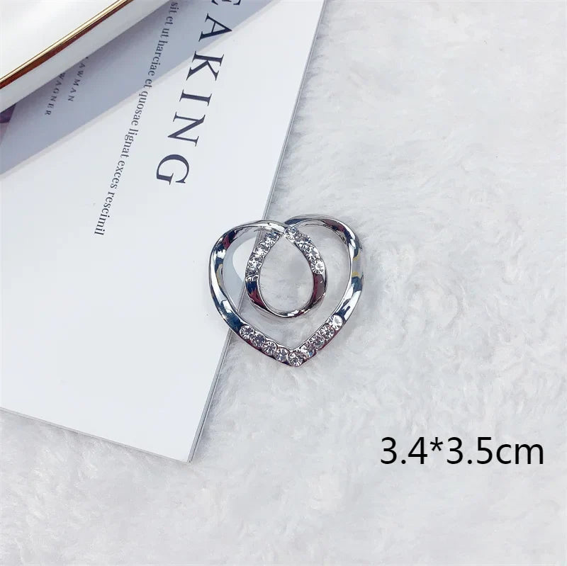 Creative Knot Buckles – Geometric T-Shirt & Scarf Waist Tightening Buttons, Clothing Accessories