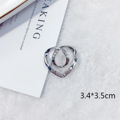 Creative Knot Buckles – Geometric T-Shirt & Scarf Waist Tightening Buttons, Clothing Accessories