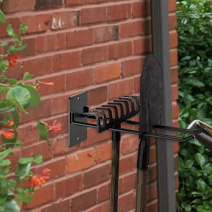 Efficient Garden Tool Hanger: Garage Wall Organizer for Garden Tools - Space-Saving Storage Hook for Brooms, Hoses, and More - Keep Your Garage Tidy and Organized
