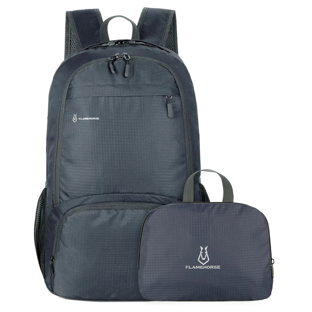 Lightweight Foldable Backpack - Waterproof Packable Daypack for Men & Women, Outdoor Travel, Hiking, Cycling & Camping Shoulder Bag