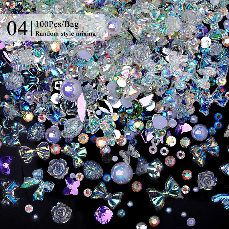 BORN PRETTY 10g Gel Nail Glue for Rhinestones - Super Adhesive, No Wipe Nail Gem Glue for 3D Crystals, Beads, Diamonds & Stickers