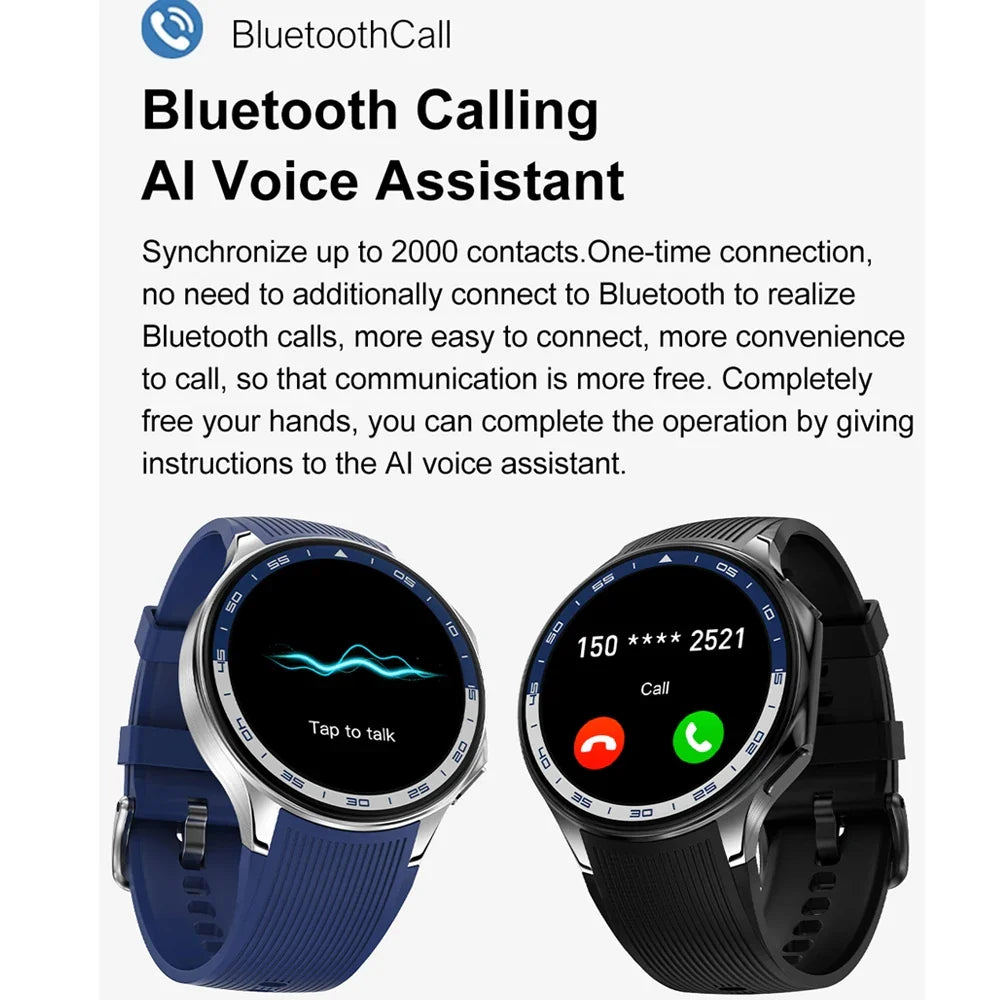2024 OPPO Watch X Smartwatch — AMOLED 32GB, Waterproof, Bluetooth Call, TWS Music, 3D UI, Video Playback for Men