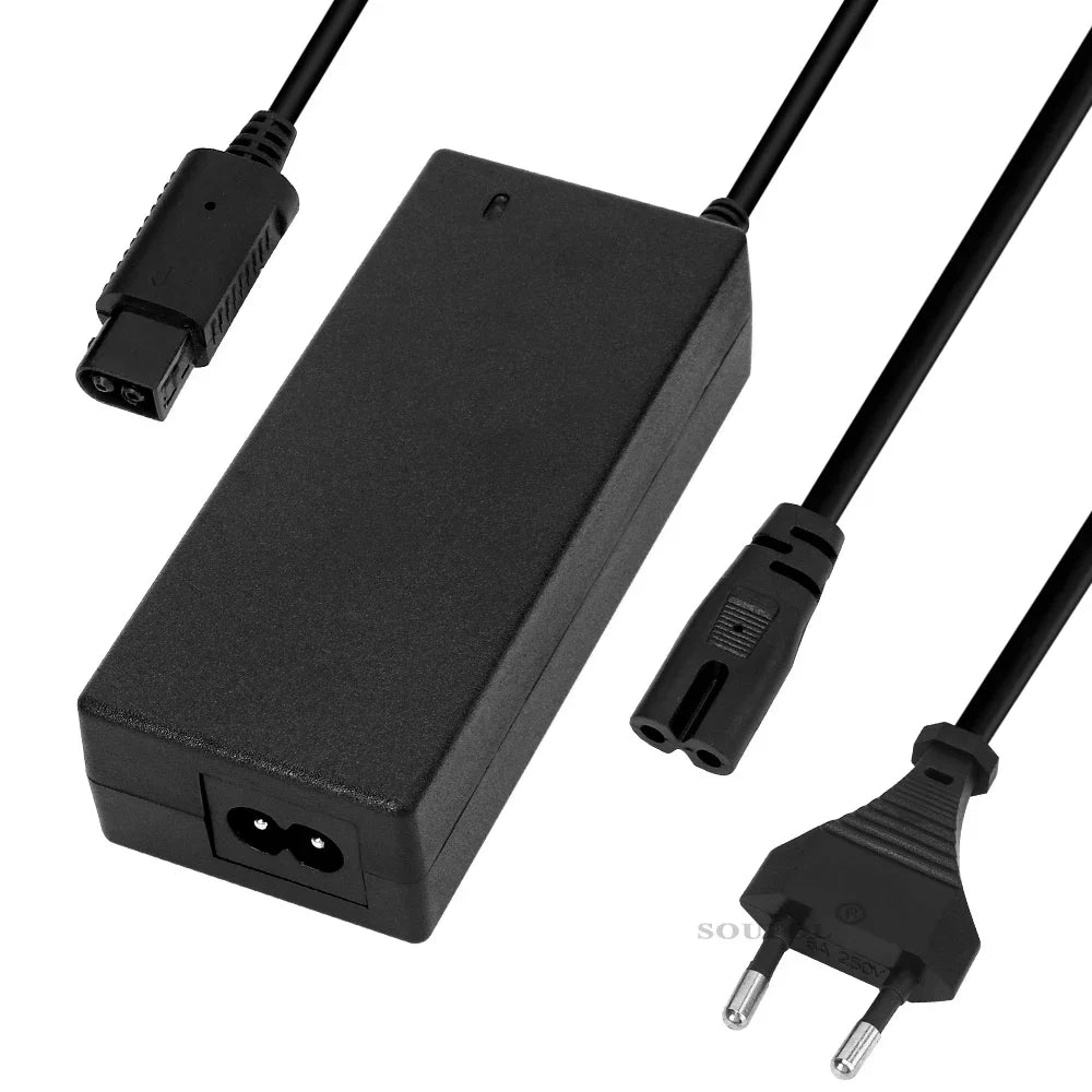 AC Adapter for Nintendo GameCube – US/EU/AU/UK Plug 100-240V Power Supply Charger for NGC Accessories