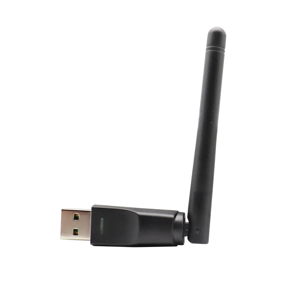 150Mbps USB WiFi Adapter with Antenna – 2.4GHz Wireless Network Dongle, Ralink MTK 7601 Chipset for Laptop & PC
