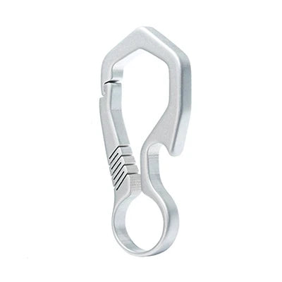 Titanium Key Chain - Lightweight Men’s EDC Quickdraw Carabiner Buckle Key Ring Outdoor Tool
