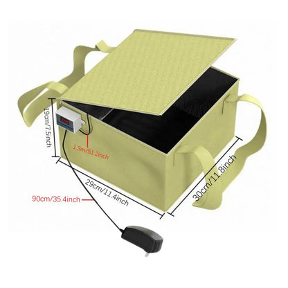 Temperature Controlled Bread Warming Box – Automatic Shut-Off Dough Proofer Fermentation Bag for Home Baking & Proofing Equipment