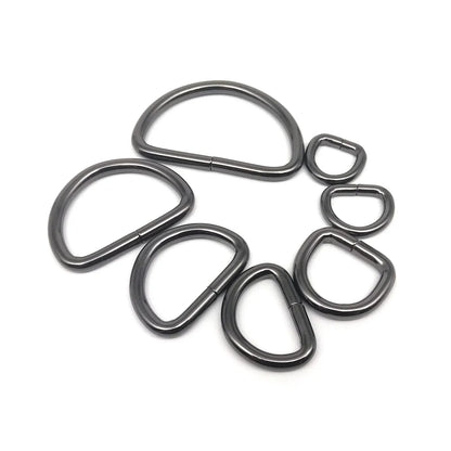 5Pcs Heavy-Duty Metal D-Ring Buckles – Thickened Leather Bag Strap Hardware for Backpack, Purse, Dog Collar & DIY Accessories