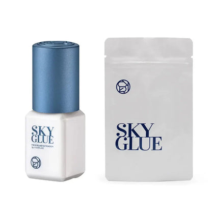 SKY Eyelash Extension Glue 5ml – Original S+ Black, Red, Blue, and Transparent Caps for False Lashes