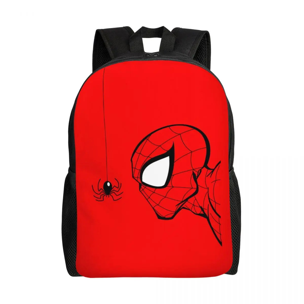 Custom Spider-Man Web Backpack – Water-Resistant School & College Bag for Men and Women