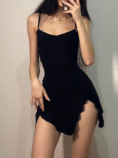 Strapless Sexy Mini Dress: Sleeveless Streetwear with Backless Design | Elegant A-Line Party Dress for Summer