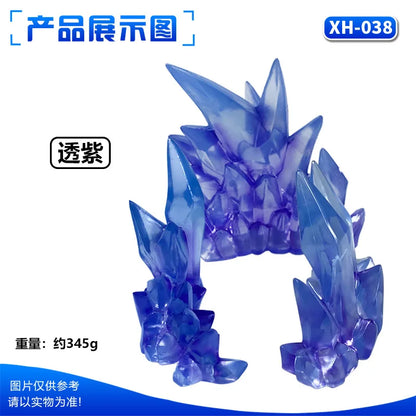 Ice & Whirlwind Flame Special Effects Scene — Luffy, Ace & Bakugou Action Figure Display Toys