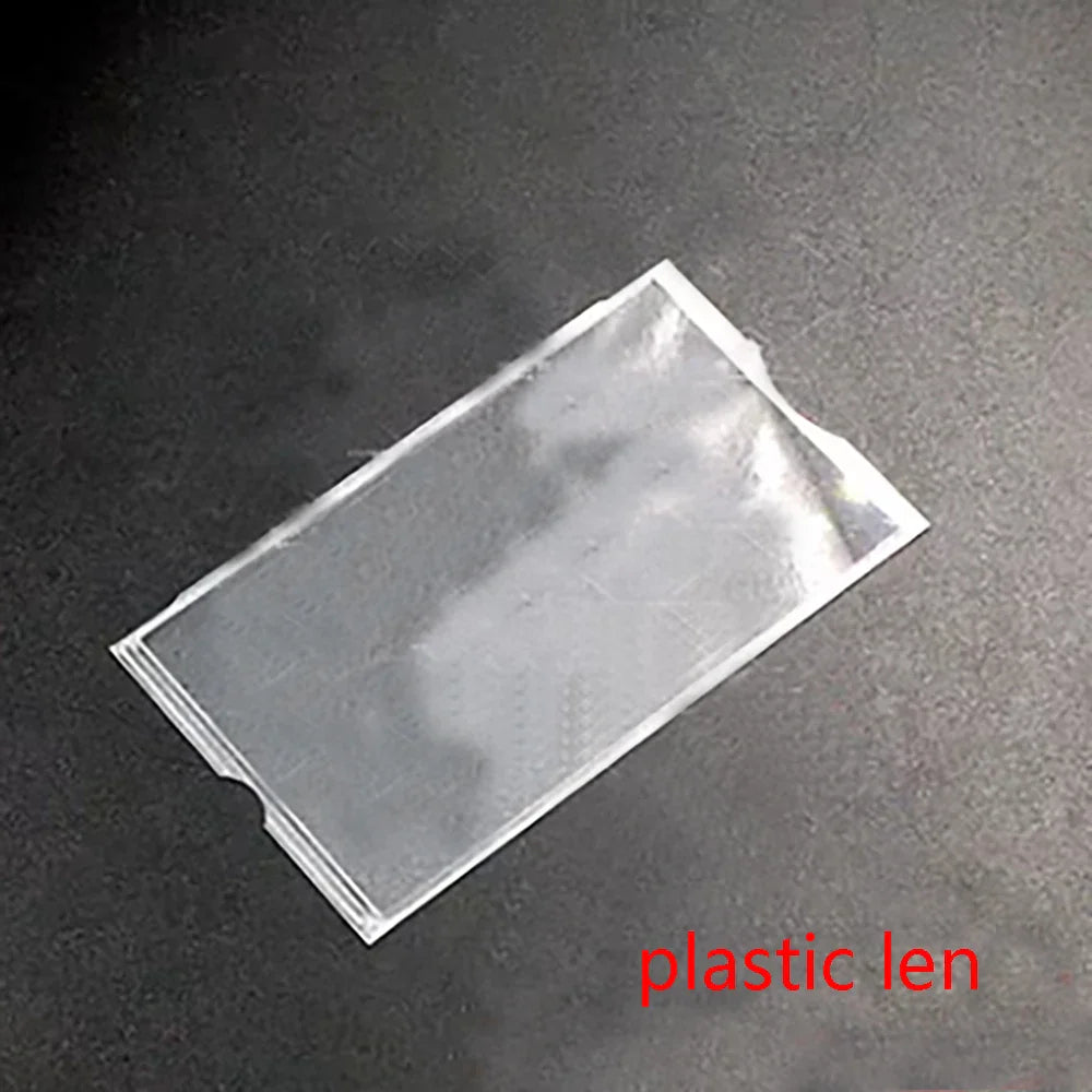 Mirror Lens for PSP 1000/2000/3000 – Transparent LCD Screen Lens Cover Protector with Replacement Frame