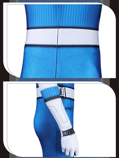 Fantastic Four Thing & Reed Richards Cosplay Costume – Blue Invisible Man Jumpsuit for Halloween & Superhero Events