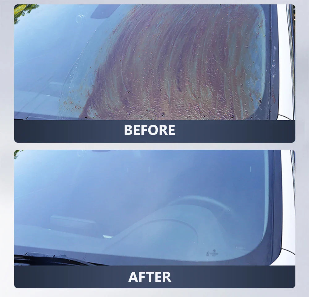 Car Glass Oil Film Remover Paste — Clear Vision Windshield Coating Cleaner