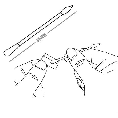 MS-077 Double End Cotton Swab – Gundam Model Cleaning & DIY Hobby Tool