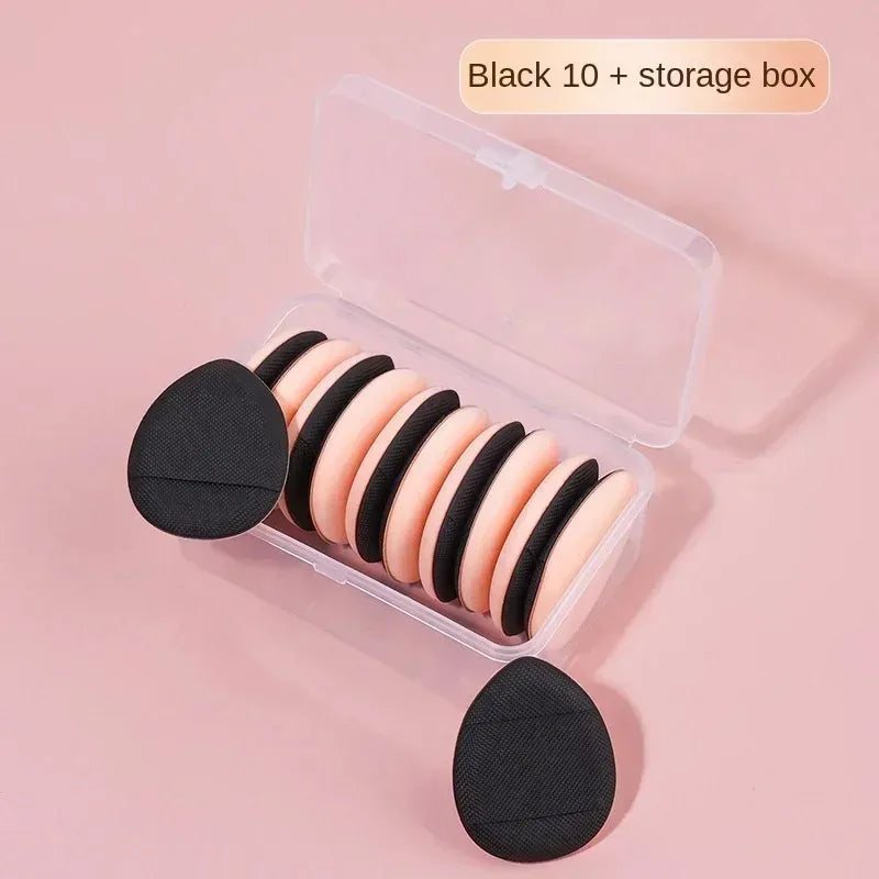 5/10PCS Mini Finger Puff Sponges – Small Air Cushion Makeup Applicators for Foundation & BB Cream