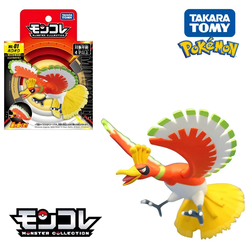 Original Takara Tomy Pokémon Figures – Koraidon, Rayquaza, Palkia, Groudon, Solgaleo, Arceus & Charizard Anime Collectible Dolls