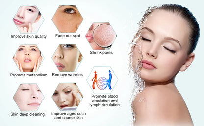 Professional Diamond Microdermabrasion Machine — Facial Exfoliation with Water Spray & 65-68cmHg Suction