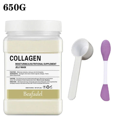 650g/200g Soft Hydro Jelly Mask Powder – DIY Hydrojelly Peel Off Masks with Hyaluronic Acid & Rose for Facial Skin Care
