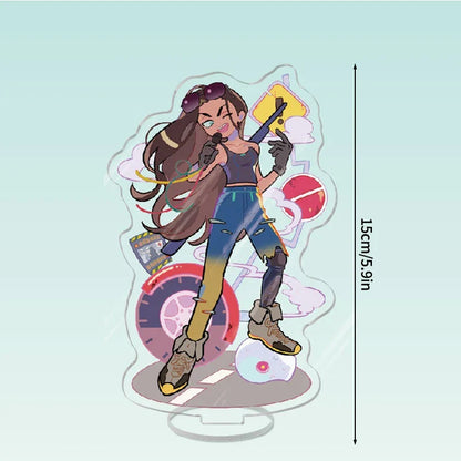 Anime Alien Stage Chibi Plush Keychain – Cute Bag Accessory Keyring Gift for Fans