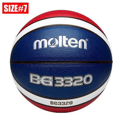 2025 Molten Basketball — Official Size 5/6/7 PU Indoor & Outdoor Ball for Men, Training, Match & Team Games