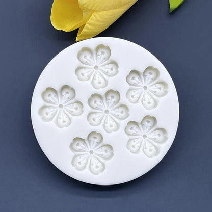 Flower Daisy Silicone Mold — Sugarcraft, Fondant & Cupcake Baking Tool for Cake Decoration