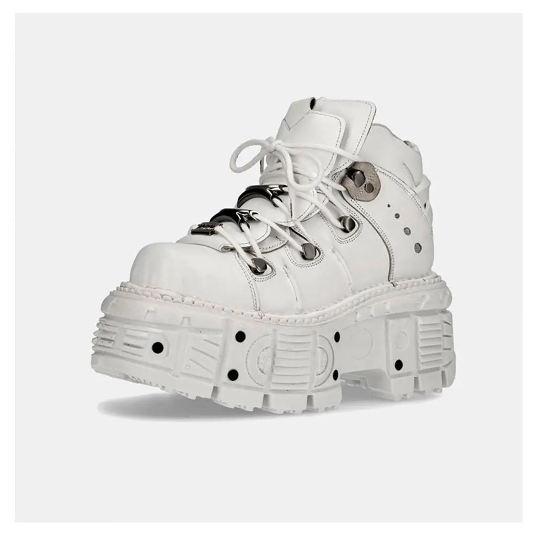 2024 Gothic Platform Shoes - Heavy Metal Punk, Height-Increasing Leather, Millennium Hot Girl Asian Culture Style