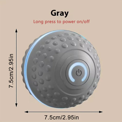 Smart Interactive Dog Toy Ball – USB Rechargeable Automatic Rolling & Bouncing Chew Toy for Puppies to Large Dogs