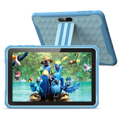 Pritom 10" Kids Tablet – Android 13 Go, Quad-Core, 2GB RAM 64GB ROM, YouTube, WiFi with Protective Case