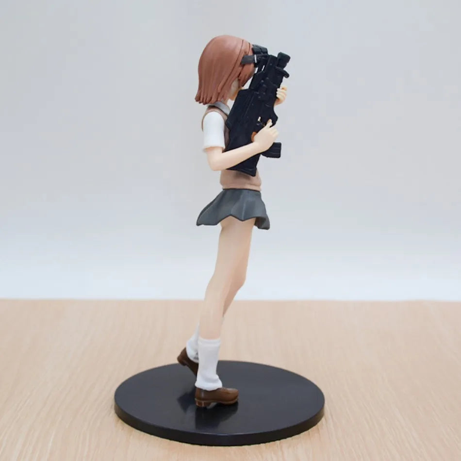 17cm Misaka Mikoto Anime Figure — A Certain Magical Index & Railgun PVC Action Toy, Cartoon Collectible Gift